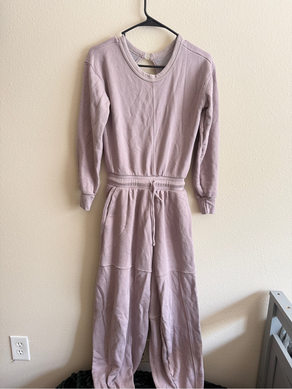 Tiger Friday XS Mauve Dance Jumpsuit Long Sleeve Jogger One Piece